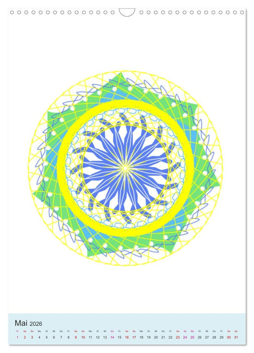 Transluzent-Mandalas (CALVENDO Wandkalender 2026)