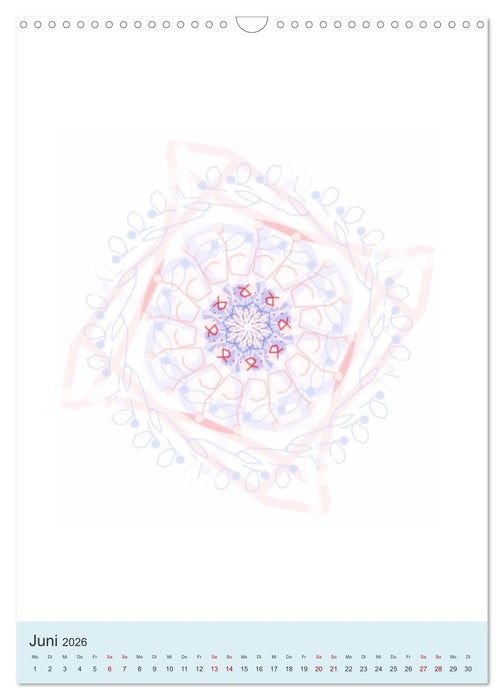 Transluzent-Mandalas (CALVENDO Wandkalender 2026)