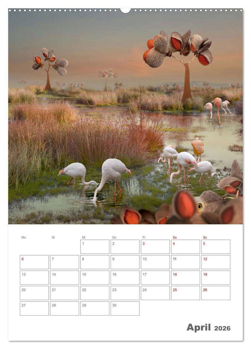 Surrealistische Reisen (CALVENDO Wandkalender 2026)