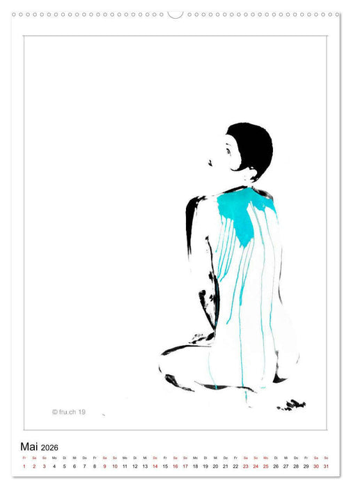 2 MODELS - ABOUT ME UND GABRIELA - Bodypainting Skizzen Zenga Fotografie (CALVENDO Wandkalender 2026)