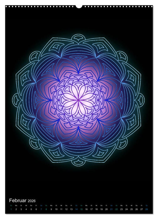 Mandala-Kalender 2026 (CALVENDO Wandkalender 2026)