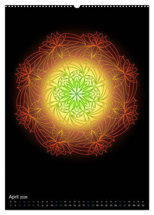 Mandala-Kalender 2026 (CALVENDO Wandkalender 2026)