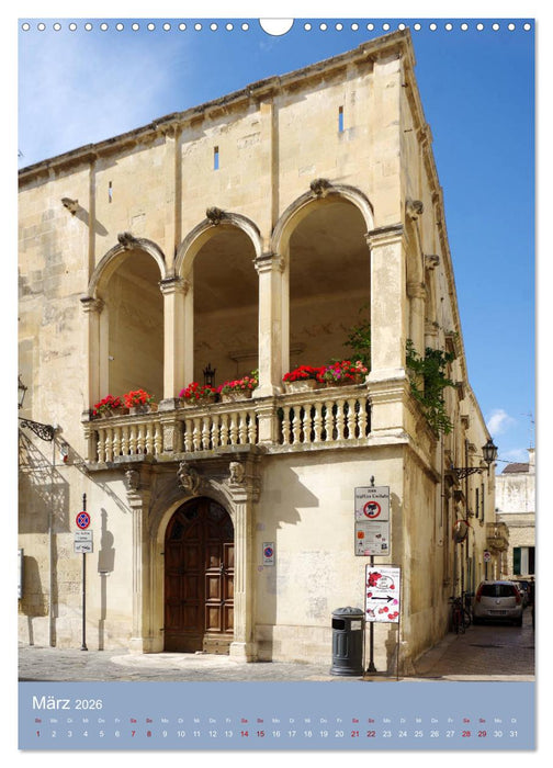Kalender / Apulien (CALVENDO Wandkalender 2026)