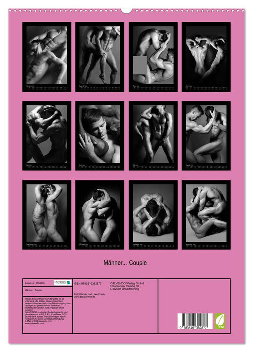 Männer... Couple (CALVENDO Premium Wandkalender 2026)