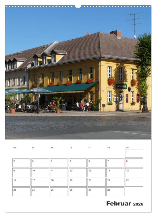 Rheinsberg mit Hafendorf (CALVENDO Wandkalender 2026)