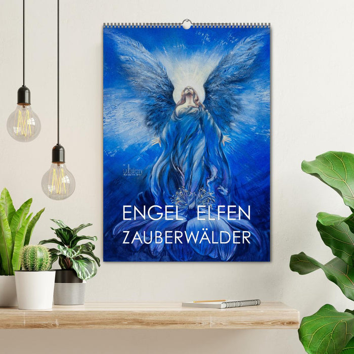 Engel Elfen Zauberwälder (CALVENDO Wandkalender 2026)