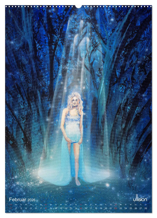 Engel Elfen Zauberwälder (CALVENDO Wandkalender 2026)