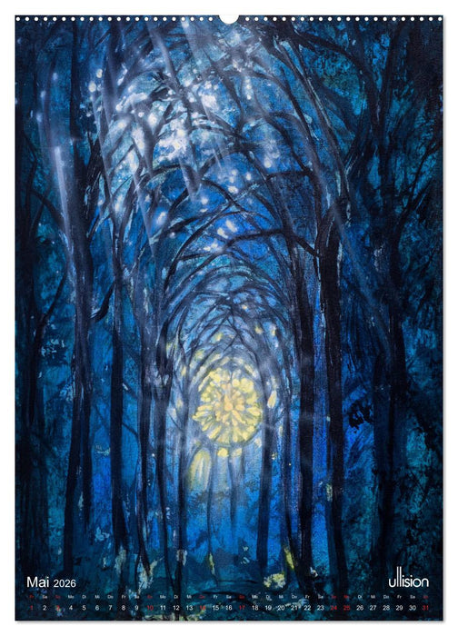 Engel Elfen Zauberwälder (CALVENDO Wandkalender 2026)