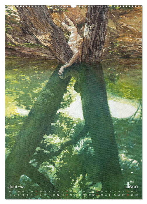 Engel Elfen Zauberwälder (CALVENDO Wandkalender 2026)