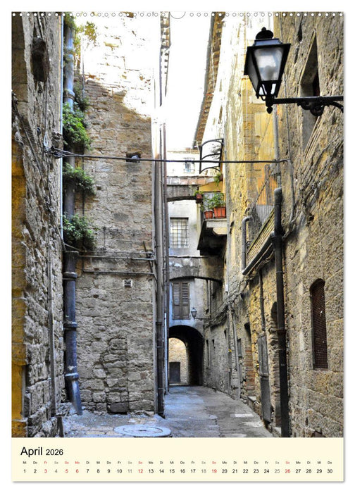 Toskana - Unterwegs in Volterra (CALVENDO Premium Wandkalender 2026)