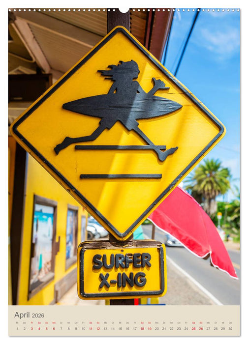O'ahu - Hawaii, Bilder aus dem Südseeparadies (CALVENDO Wandkalender 2026)