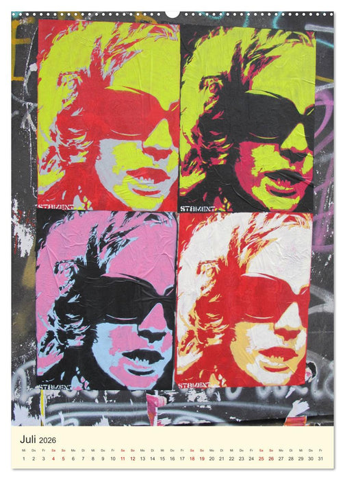 Berlin StreetArt Classics (CALVENDO Premium Wandkalender 2026)