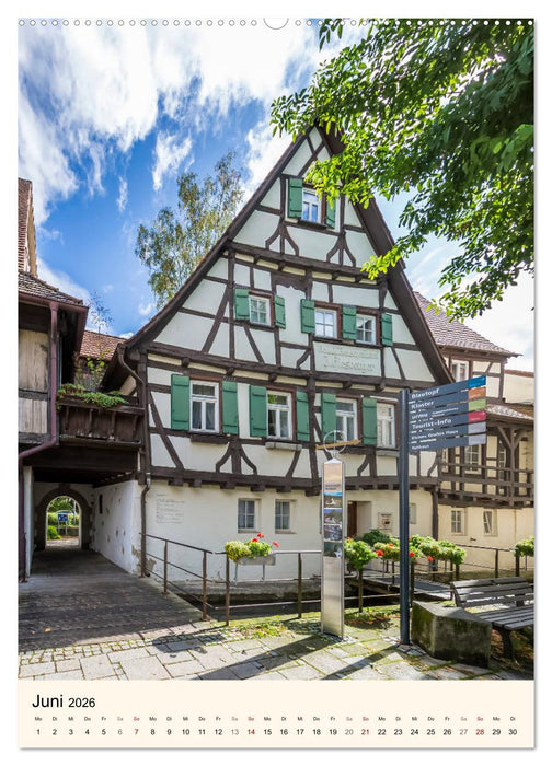 TÜBINGEN UND BLAUBEUREN Historische Schwäbische Alb (CALVENDO Premium Wandkalender 2026)