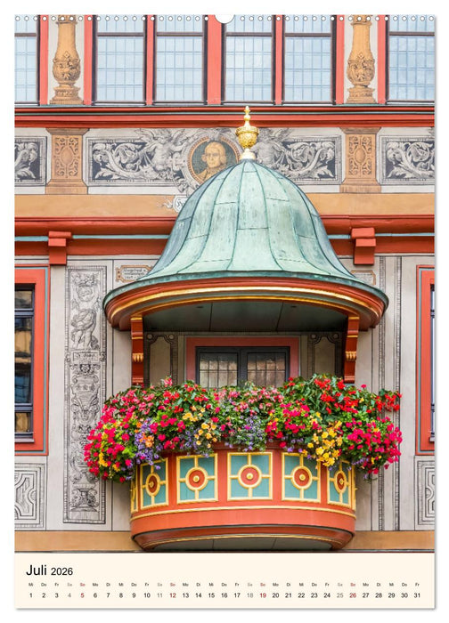 TÜBINGEN UND BLAUBEUREN Historische Schwäbische Alb (CALVENDO Premium Wandkalender 2026)