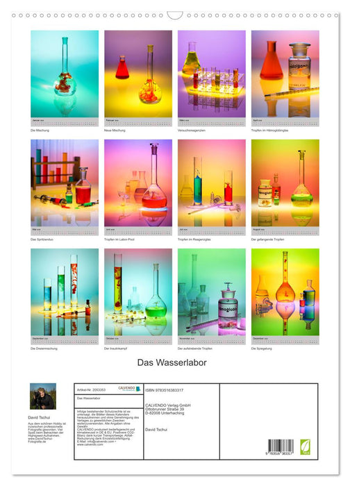 Das Wasserlabor (CALVENDO Wandkalender 2026)