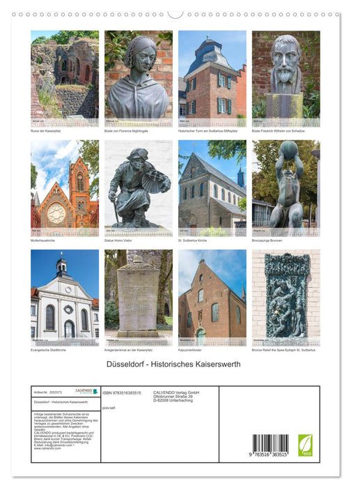 Düsseldorf - Historisches Kaiserswerth (CALVENDO Premium Wandkalender 2026)