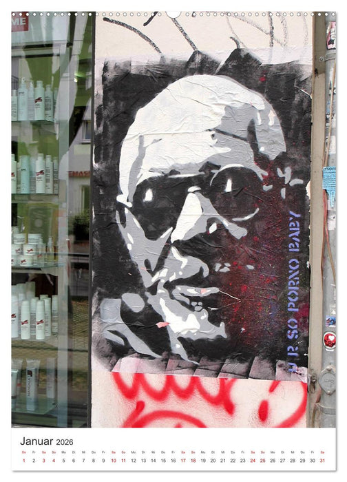 StreetArt Berlin (CALVENDO Premium Wandkalender 2026)