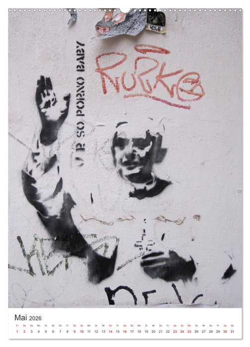StreetArt Berlin (CALVENDO Premium Wandkalender 2026)