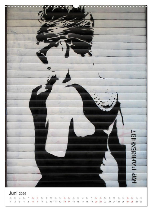 StreetArt Berlin (CALVENDO Premium Wandkalender 2026)