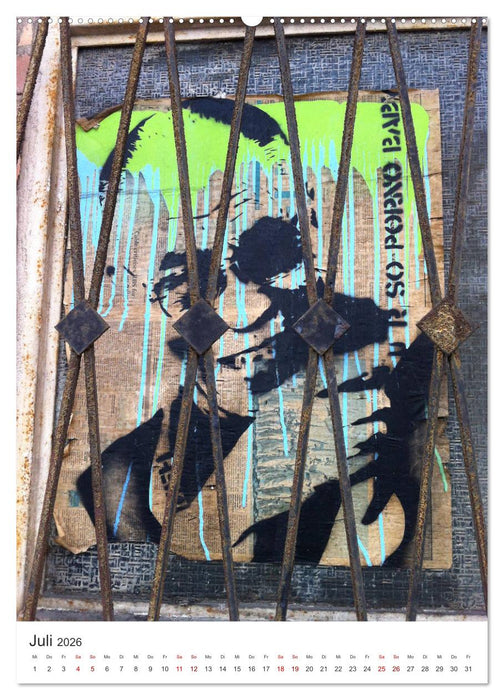 StreetArt Berlin (CALVENDO Premium Wandkalender 2026)