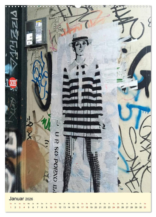 Hamburg StreetArt (CALVENDO Premium Wandkalender 2026)