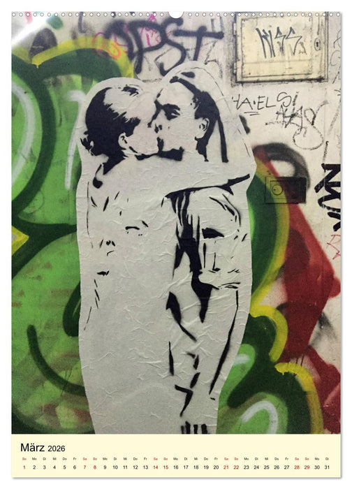 Hamburg StreetArt (CALVENDO Premium Wandkalender 2026)
