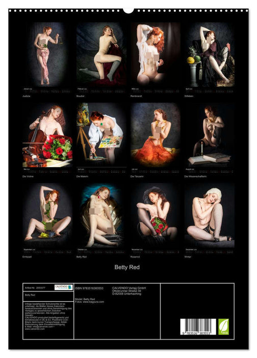 Betty Red (CALVENDO Premium Wandkalender 2026)
