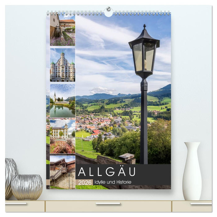 ALLGÄU Idylle und Historie (CALVENDO Premium Wandkalender 2026)