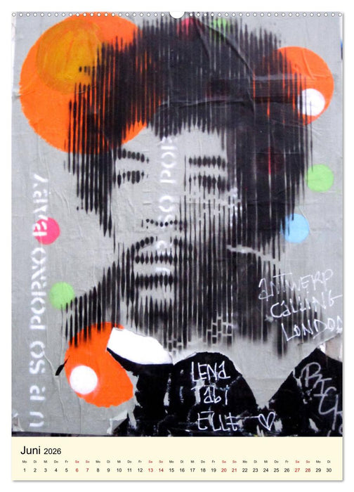 StreetArt London (CALVENDO Premium Wandkalender 2026)