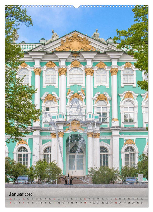 St. Petersburg - Russische Ostseemetropole (CALVENDO Wandkalender 2026)