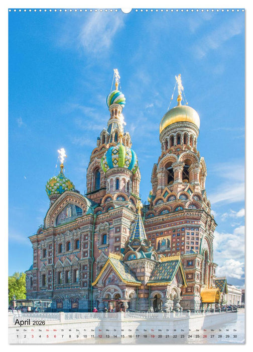 St. Petersburg - Russische Ostseemetropole (CALVENDO Wandkalender 2026)