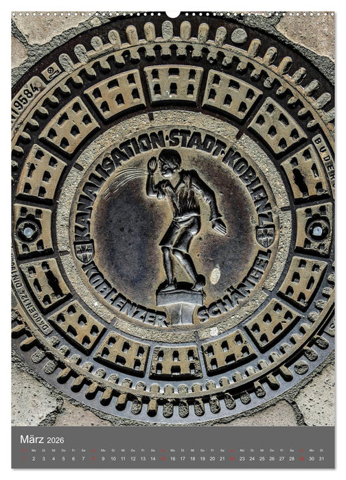 Gullydeckel (CALVENDO Premium Wandkalender 2026)