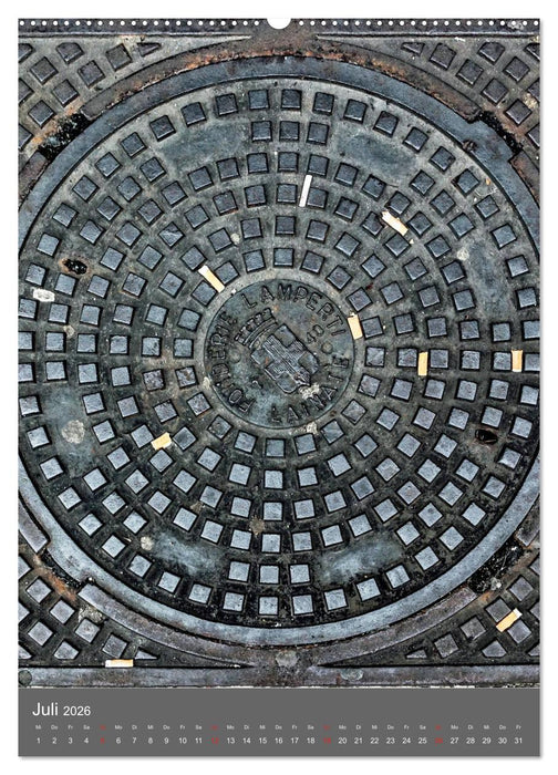 Gullydeckel (CALVENDO Premium Wandkalender 2026)