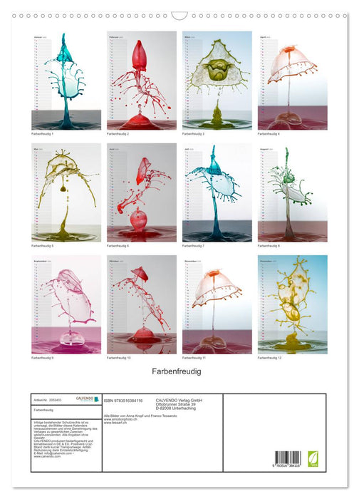 Farbenfreudig (CALVENDO Wandkalender 2026)