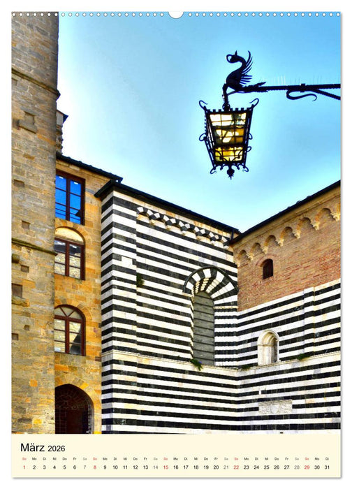 Toskana - Unterwegs in Volterra (CALVENDO Wandkalender 2026)