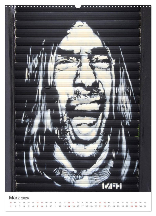 StreetArt Berlin (CALVENDO Wandkalender 2026)