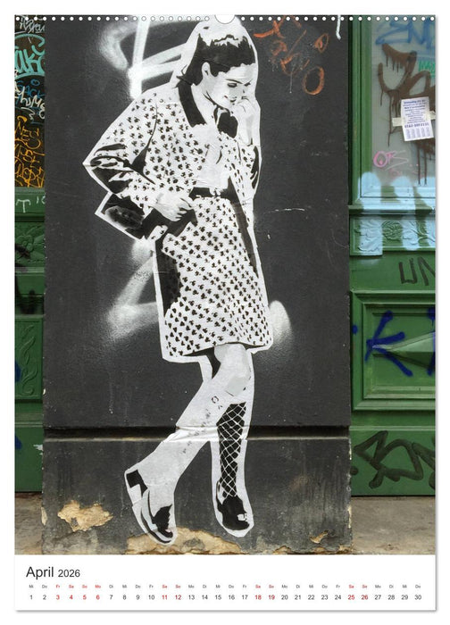 StreetArt Berlin (CALVENDO Wandkalender 2026)