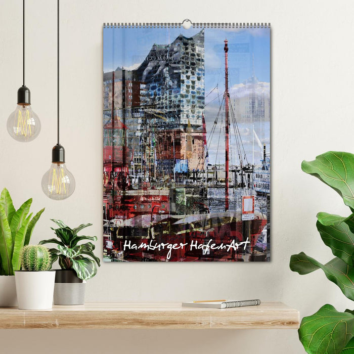 Hamburger HafenArt (CALVENDO Wandkalender 2026)