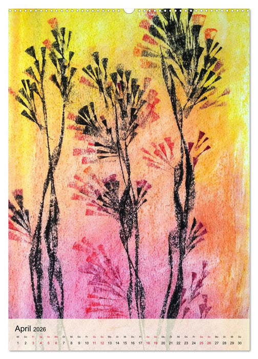 Fantasiebäume (CALVENDO Premium Wandkalender 2026)
