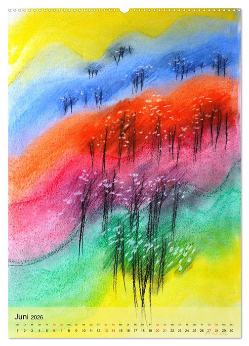 Fantasiebäume (CALVENDO Premium Wandkalender 2026)