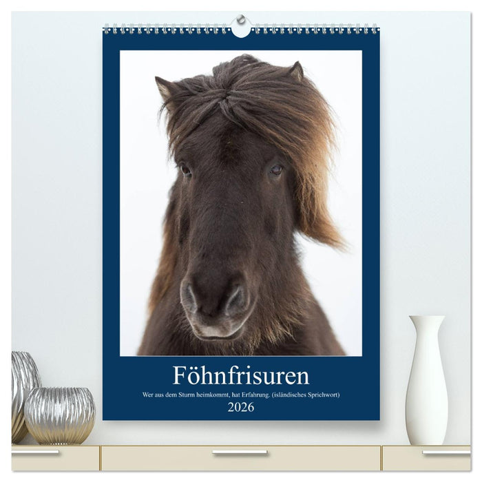 Föhnfrisuren (CALVENDO Premium Wandkalender 2026)