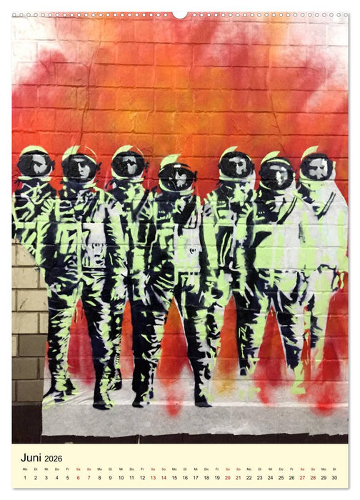 Hamburg StreetArt (CALVENDO Wandkalender 2026)