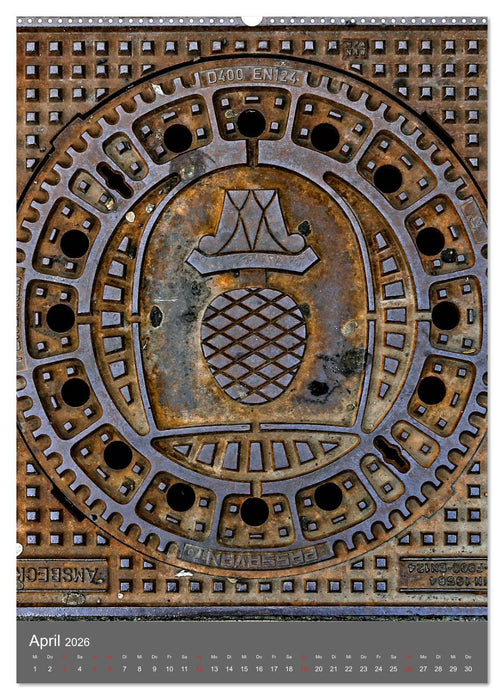 Gullydeckel (CALVENDO Wandkalender 2026)