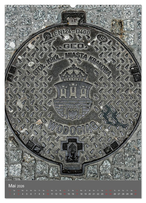 Gullydeckel (CALVENDO Wandkalender 2026)