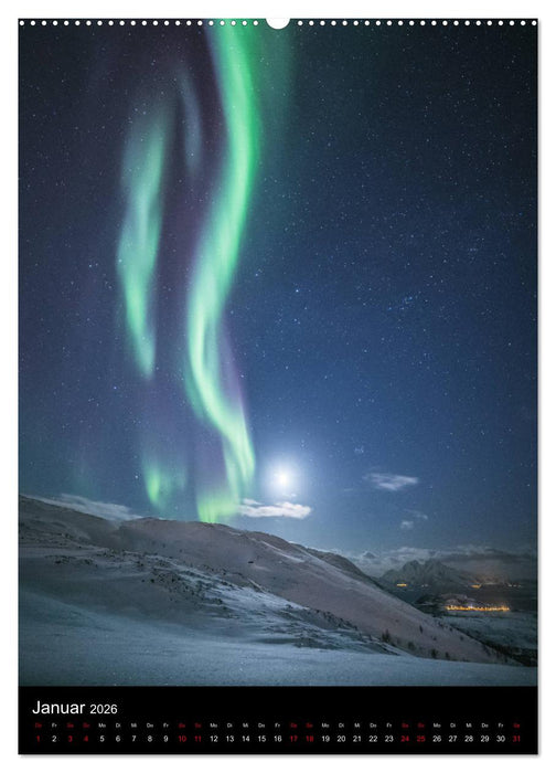 Nordlichtnächte (CALVENDO Premium Wandkalender 2026)
