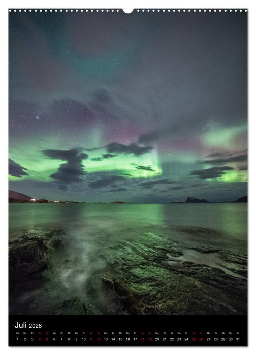 Nordlichtnächte (CALVENDO Premium Wandkalender 2026)