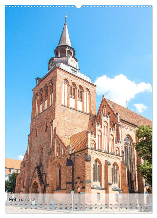 Historisches Güstrow (CALVENDO Premium Wandkalender 2026)