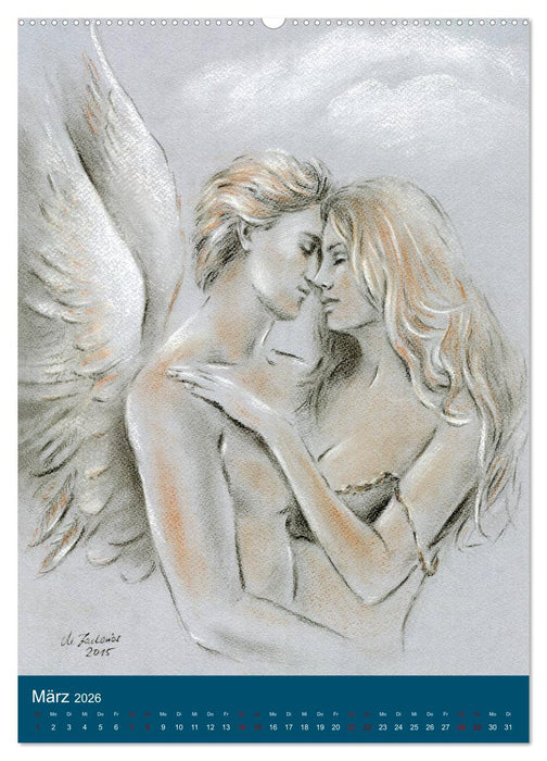 Meine schönsten Engelbilder - Marita Zacharias (CALVENDO Premium Wandkalender 2026)