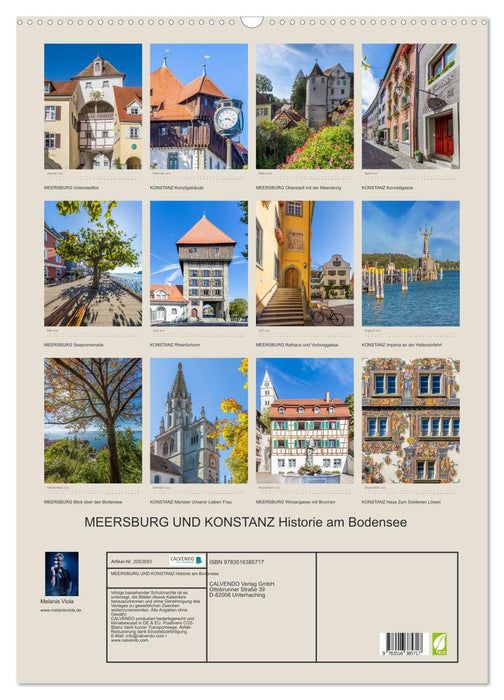 MEERSBURG UND KONSTANZ Historie am Bodensee (CALVENDO Wandkalender 2026)