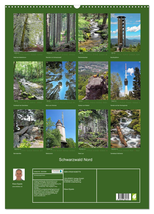 Schwarzwald Nord (CALVENDO Wandkalender 2026)